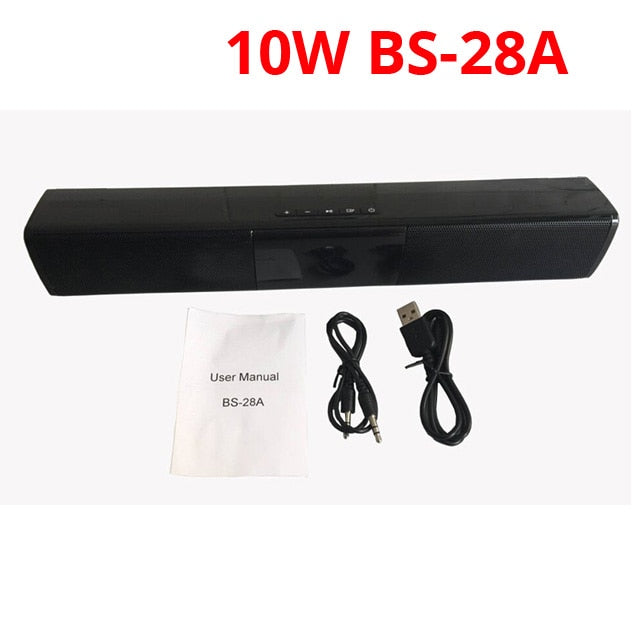 Inalámbrico Bluetooth 20W Altavoces Columna Ordenador 2.1 Barra de sonido Subwoofer USB AUX Reproductor de música MP3 Boom Box para teléfono TV Ordenador