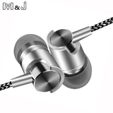 M&J J7 Auriculares Con Micrófono Auriculares Super Bass Auriculares Para iphone 6 6s 5 Xiaomi Auriculares Smartphone Ordenador PC MP3