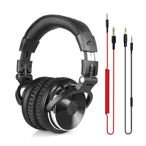 Oneodio Auriculares con cable Hi-Fi Auriculares con micrófono para Xiaomi Professional Studio Monitor DJ adaptador de auriculares gratis