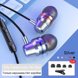 TOMKAS Auriculares Auriculares Con Cable 3.5mm En Auricular Auricular Con Micrófono Estéreo Auricular 5 Color Para Samsung Xiaomi Ordenador del teléfono