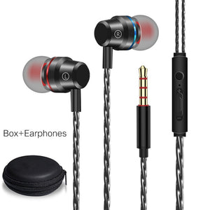 ZNP Auriculares Auriculares Auriculares 3.5mm En la oreja Auricular Auricular Con Micrófono Estéreo Sonido Música Deporte Auriculares Para Samsung Xiaomi Computadora